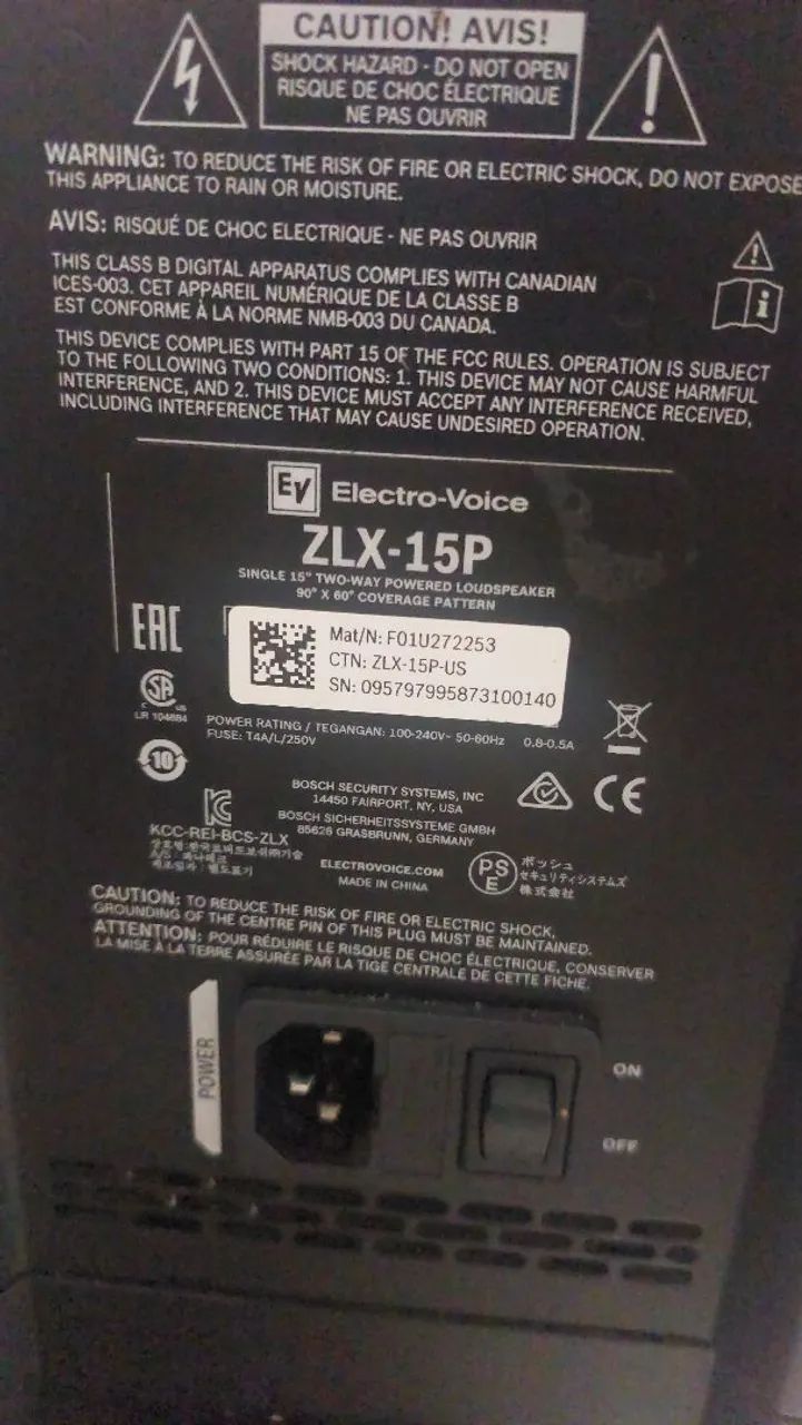 Caixa de som EV 15 Pol - Foto 3