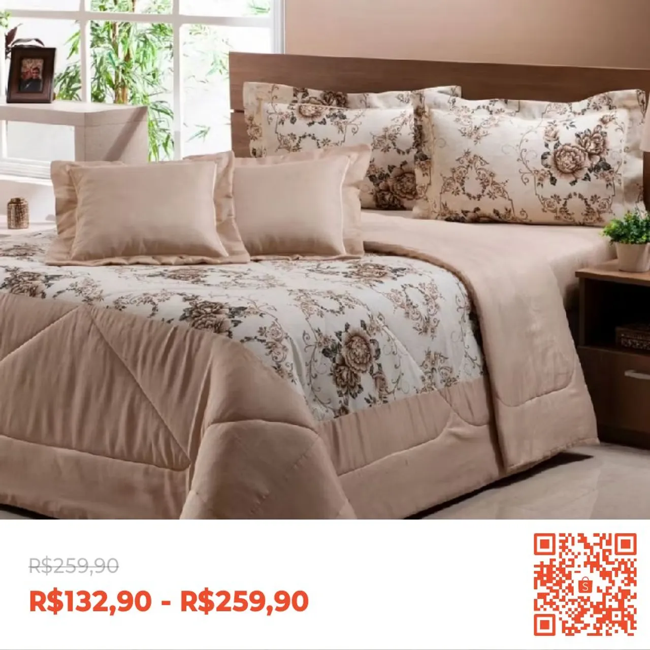 Jogo de Cama Elegance Floral