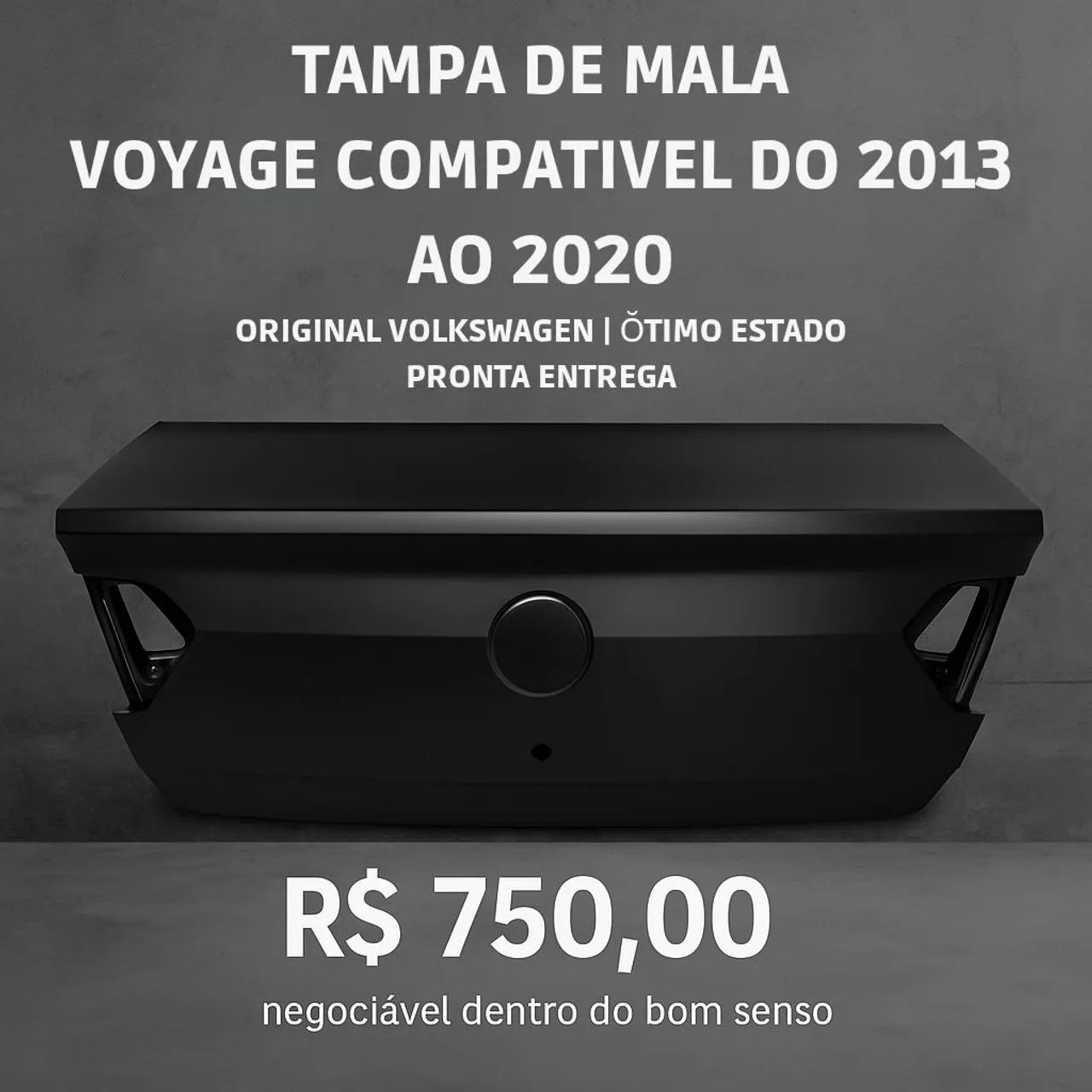 Tampa de Mala Voyage 2013 a 2020 Original VW