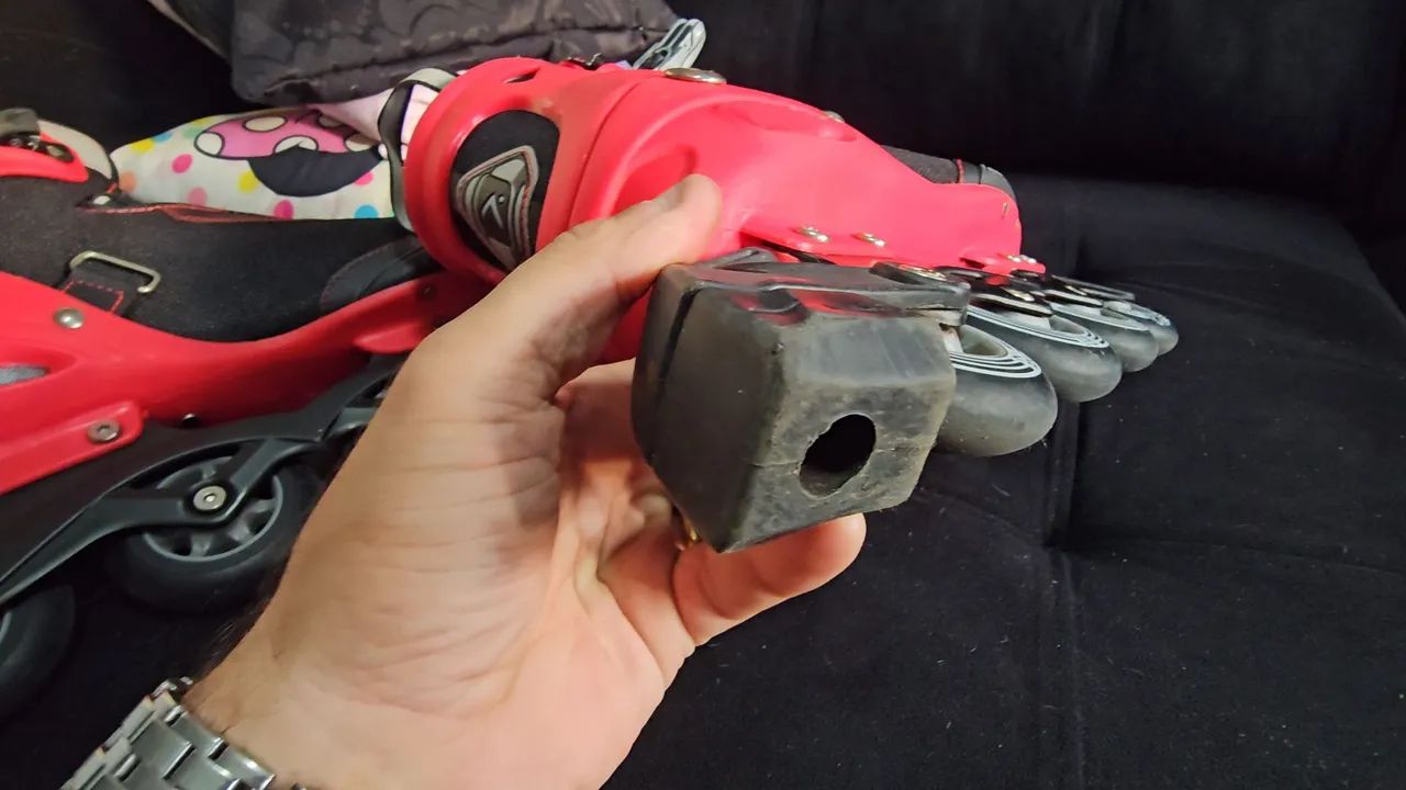 Patins Inline Oxer speed 7000 abec 7 - Vermelho - Foto 2