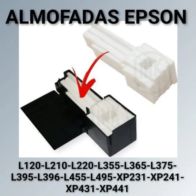 Almofada Esponja Feltro Epson L120 L380 L355 L365 L375 L395 L396 L380 L210 L110