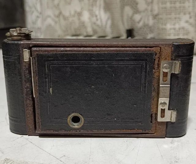 Antiga Câmera Fotográfica De Fole Kodak modelo B made in usa Raridade - Foto 4