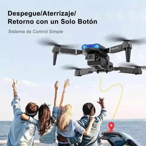 Drone 4k Wifi 2 Dupla Hd Câmeras Profissional Cor Preto Preto - Foto 4