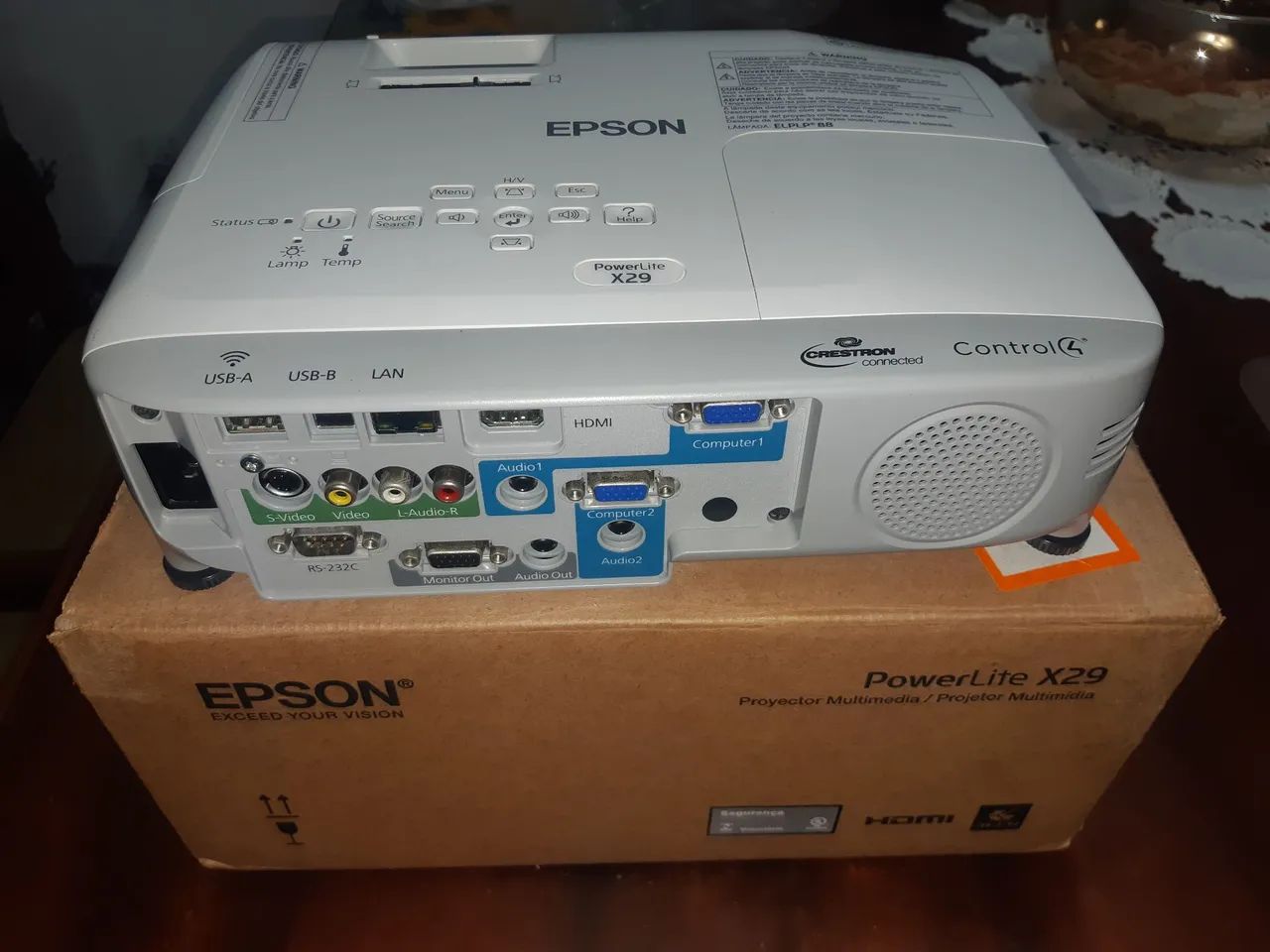 Projetor Epson X29 usado 1vez - Foto 3