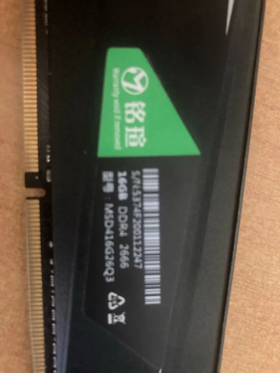 Memória RAM 16GB DDR4 2666 MHz - MINGXUAN MSD416G26Q3 - Foto 2