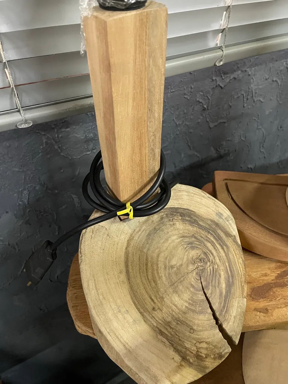 Kit 3 Luminárias arte madeira maciça   - Foto 5