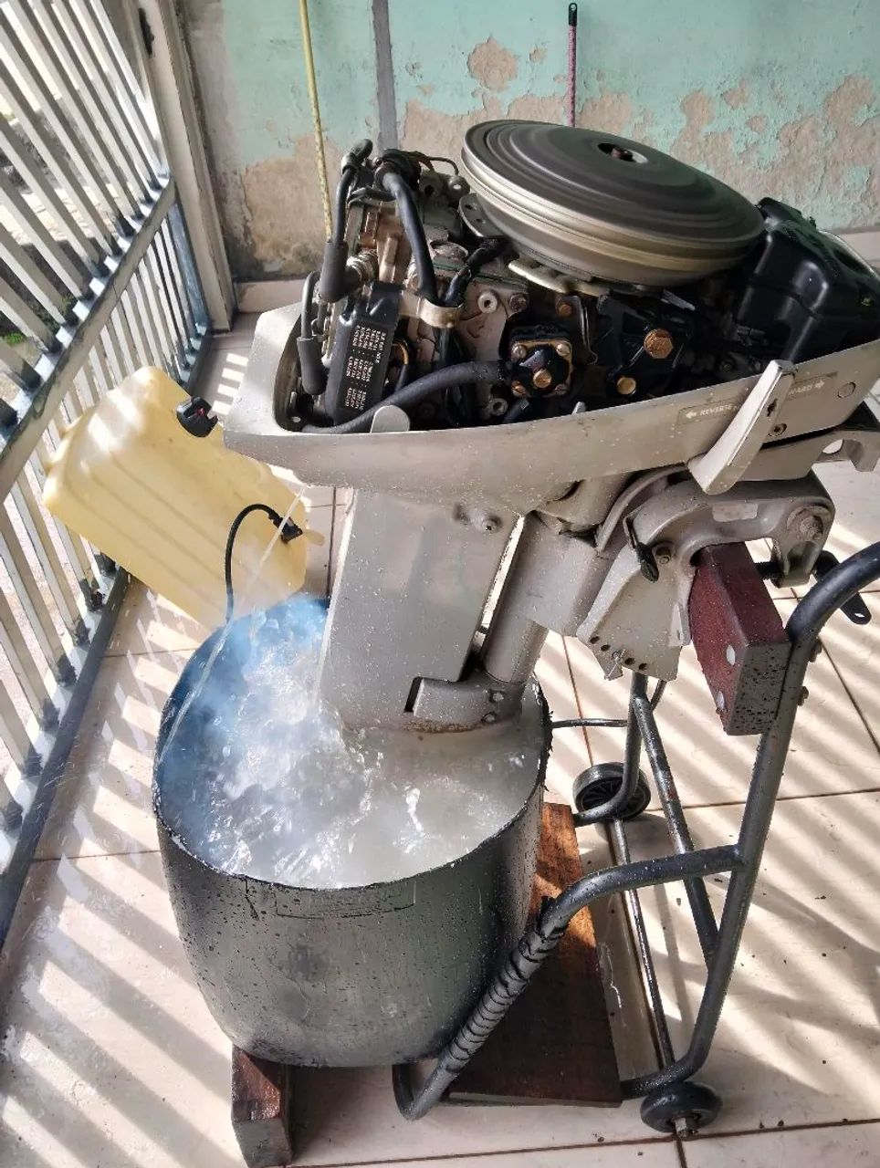 Motor de polpa Johnson 15 hp. - Foto 5