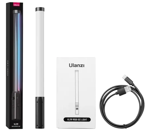 Bastão Varinha De Luz Led Ulanzi VL119 Com Efeitos Rgb Cor/ Garantia