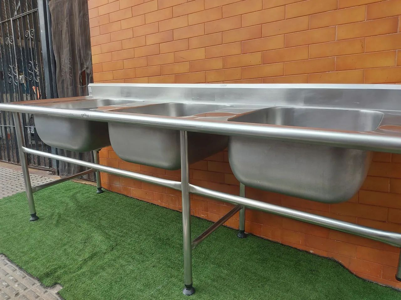 Pia industrial inox 3 cubas Cimapi - Foto 3