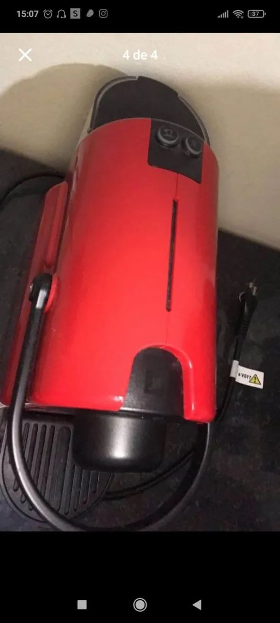 Cafeteira Nespresso Vermelha - Foto 4