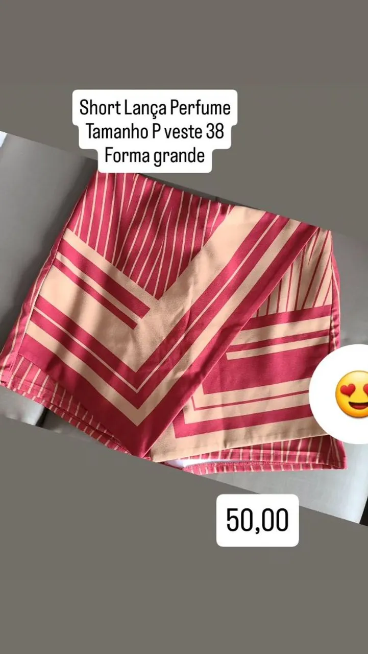 Short Lança Perfume Tamanho P