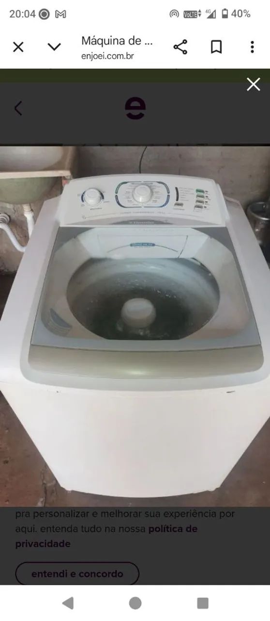 Máquina de lavar 15kg