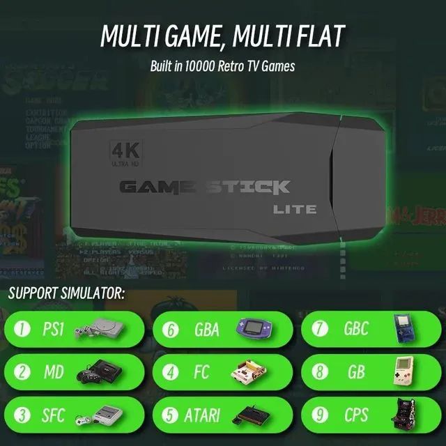 Console de Vídeo Game com 20000+ Jogos - 64GB - Foto 2