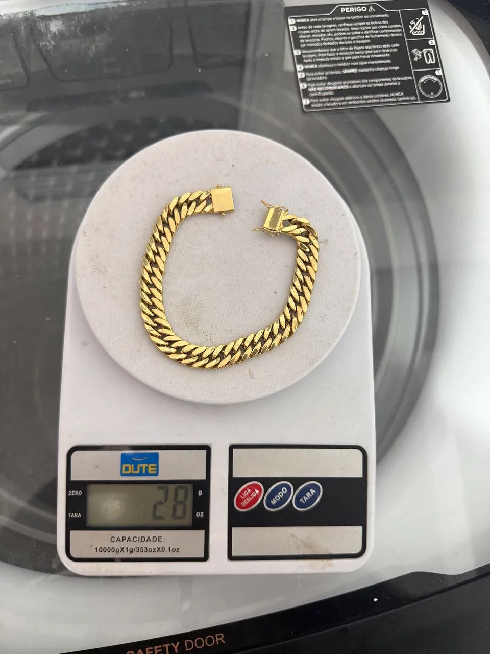 Pulseira de ouro 22K e 28 gramas  - Foto 4