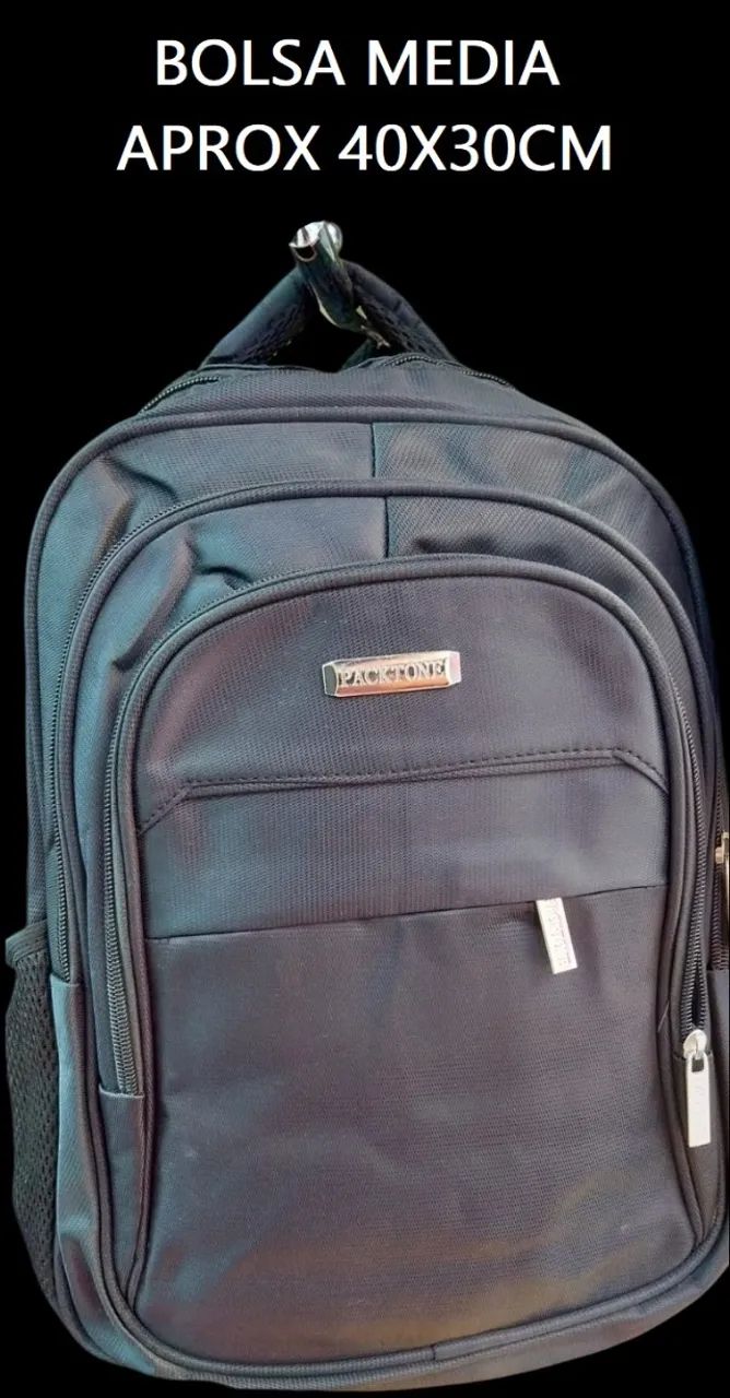 Bolsa-Mochila Notebook e Multiuso Qualidade, Reforçada Semi-Impermeável - Foto 3