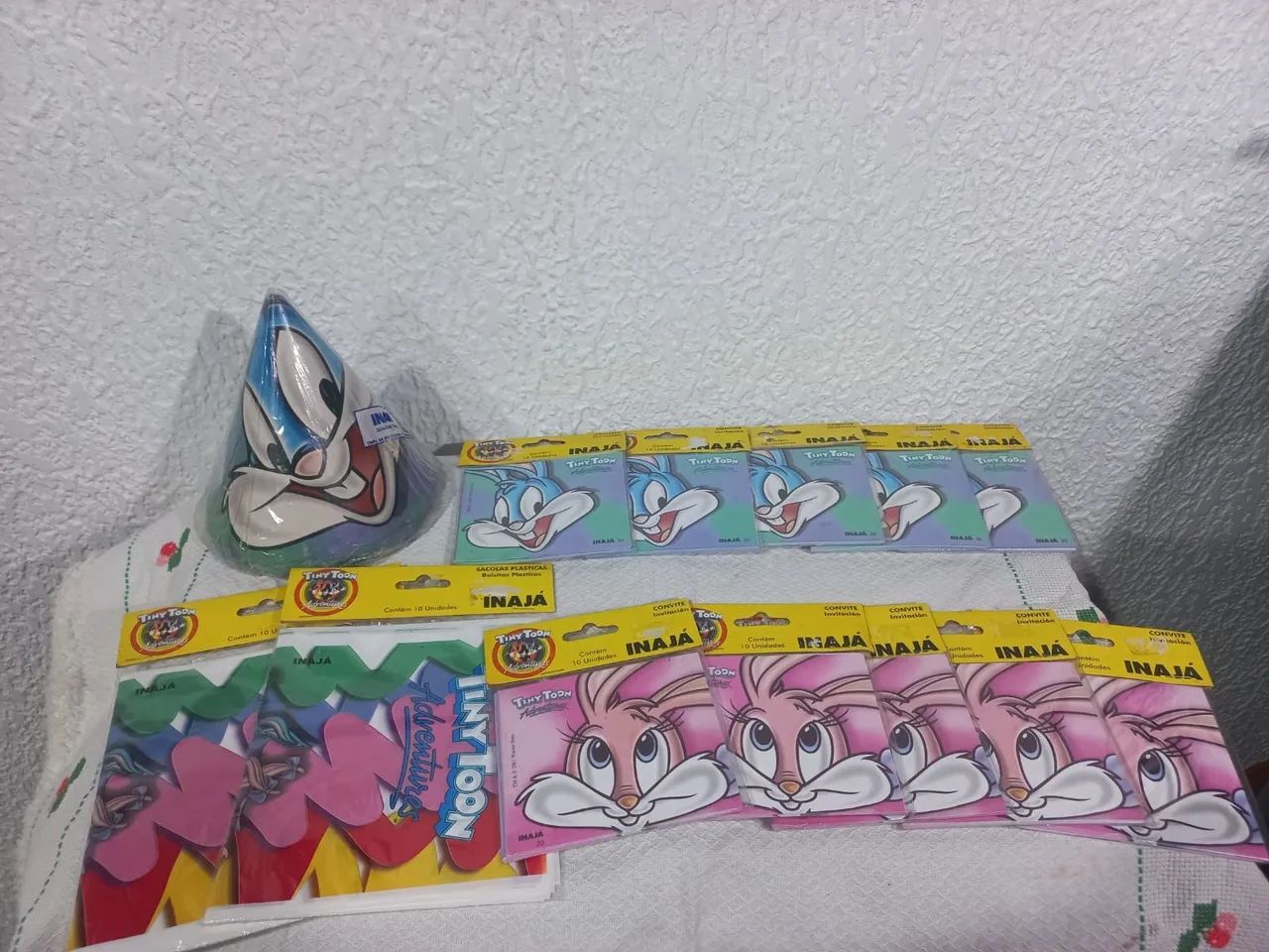 Kit artigos de festa Tiny Toon Anos 90