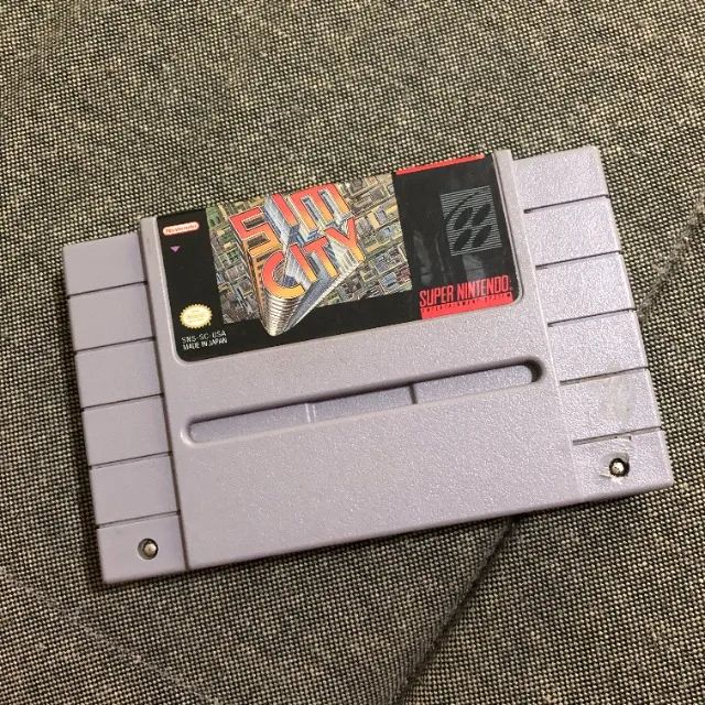 Sim City Original Super Nintendo Com Caixa E Manual - Foto 5