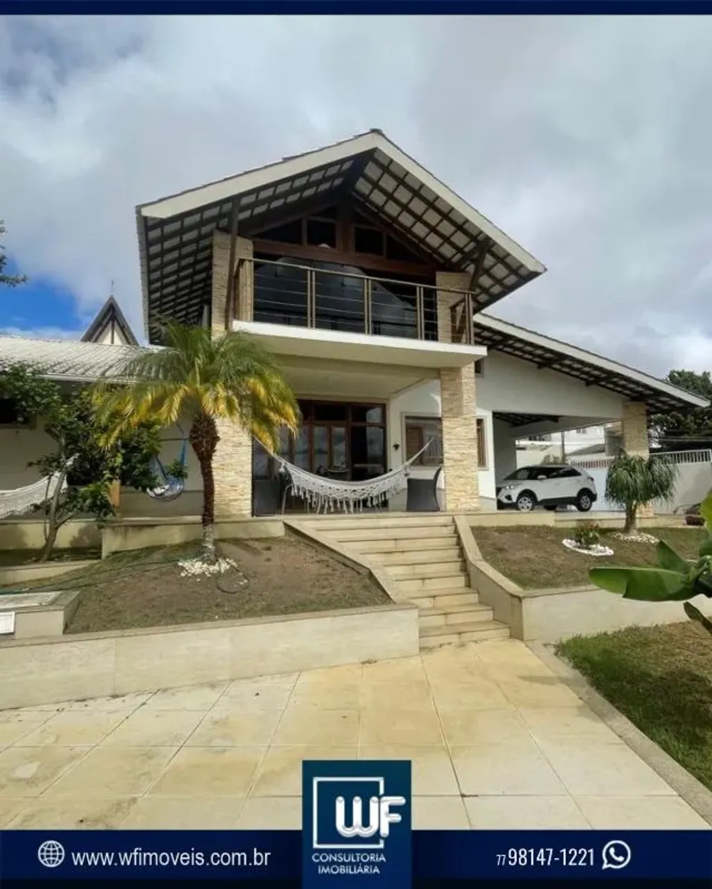 Casa de luxo à venda no Recreio, Vitória da Conquista-BA: 3 quartos, 3 suítes, 4 salas, 5