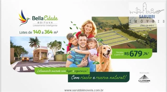 Terrenos em Condomínio para venda em Boituva no bairro Bella Cidade