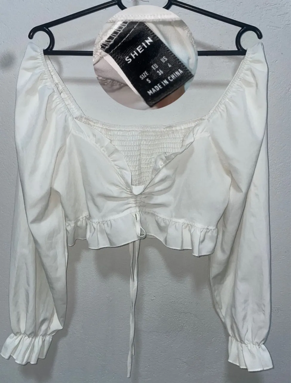 Blusa Feminina Branca Shein - Tamanho P