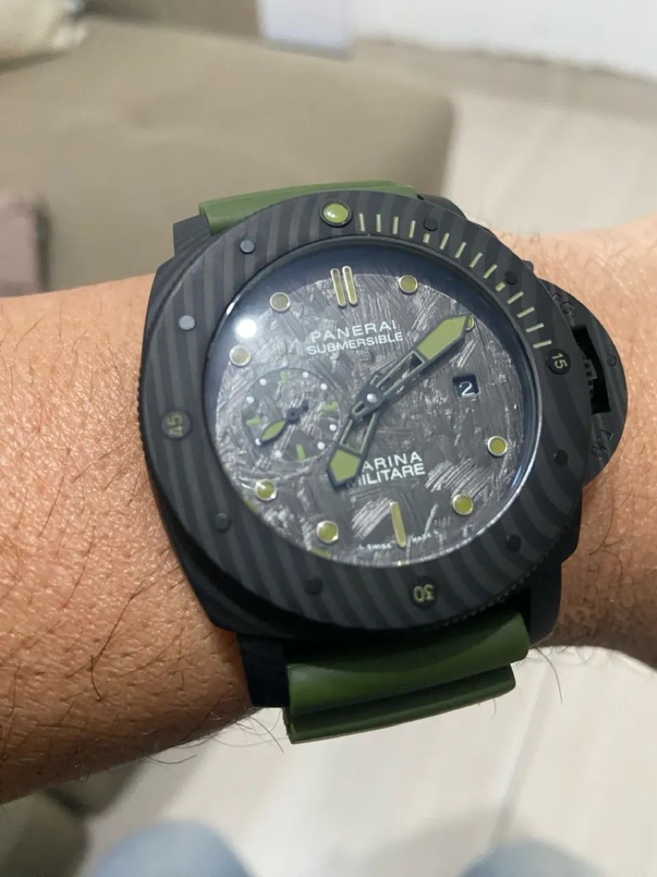 Relógio Panerai militare carbon - Foto 4