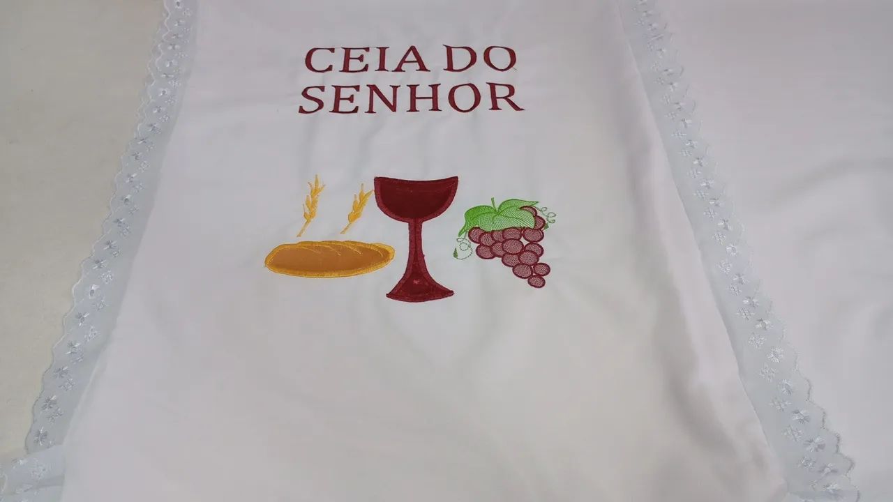 Toalha de mesa para igreja evangélica  - Foto 5