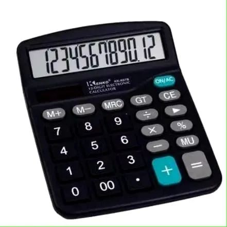Calculadora Eletrônica 12 Dígitos - Ideal para Comércio