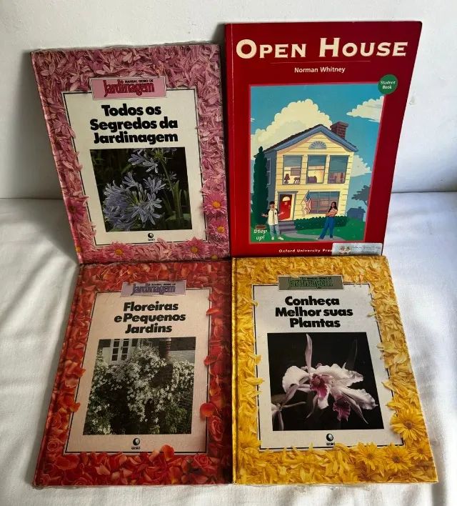 Livros Kit Com 4 Sobre Jardinagem - Excelente Estado