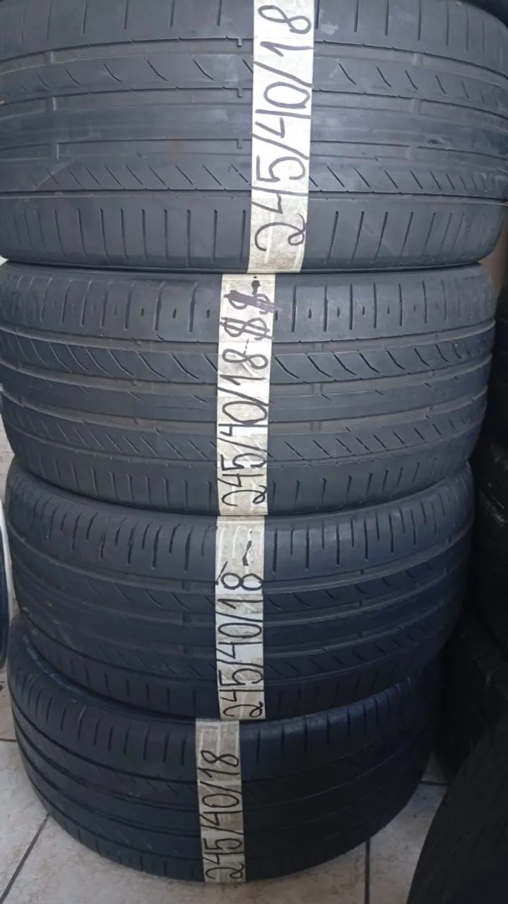 Pneus 245/40/18 Meia Vida
