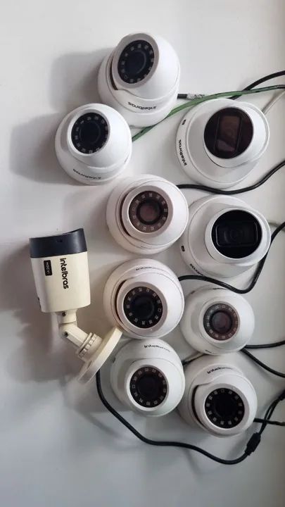 Kit de 10 Câmeras de Segurança 