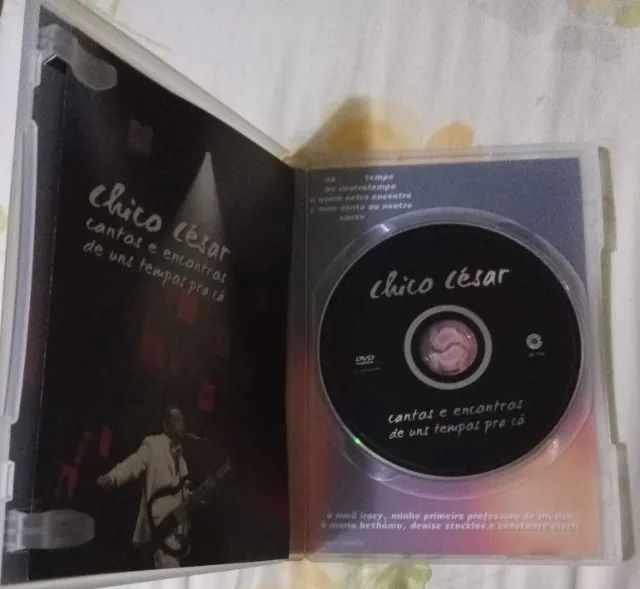 Dvd Show - Chico Cesar - Cantos e encontros de uns tempos pra cá-Ano2006 - Foto 2