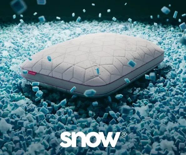 Travesseiro Regulável IWS Snow®- Ajuste de altura perfeito + noites mais frescas 