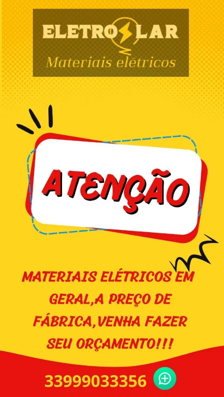 Materiais elétricos a preço de fábrica