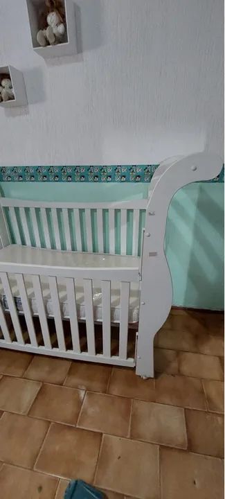 Berço Infantil Branco - Foto 6
