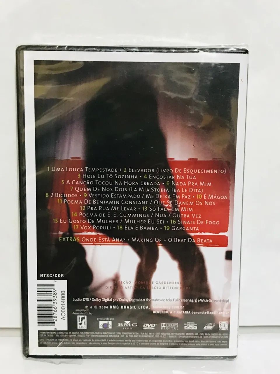 DVD NOVO ORIGINAL LACRADO- Ana Carolina 2004 - Estampado - Foto 2