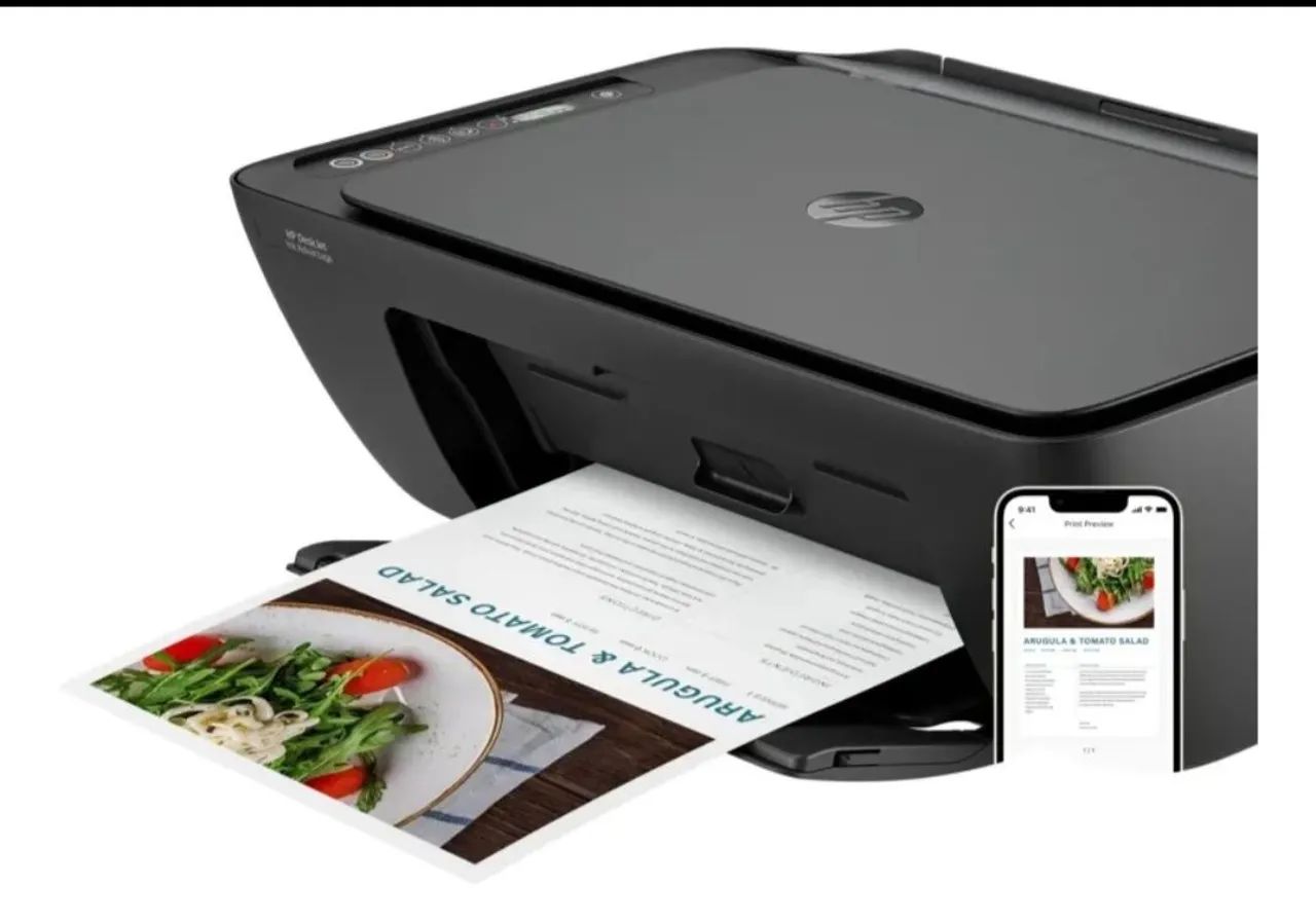 Impressora Multifuncional HP Deskjet Advantage 2774 cor preta 100V/240V Bibolt - Foto 3