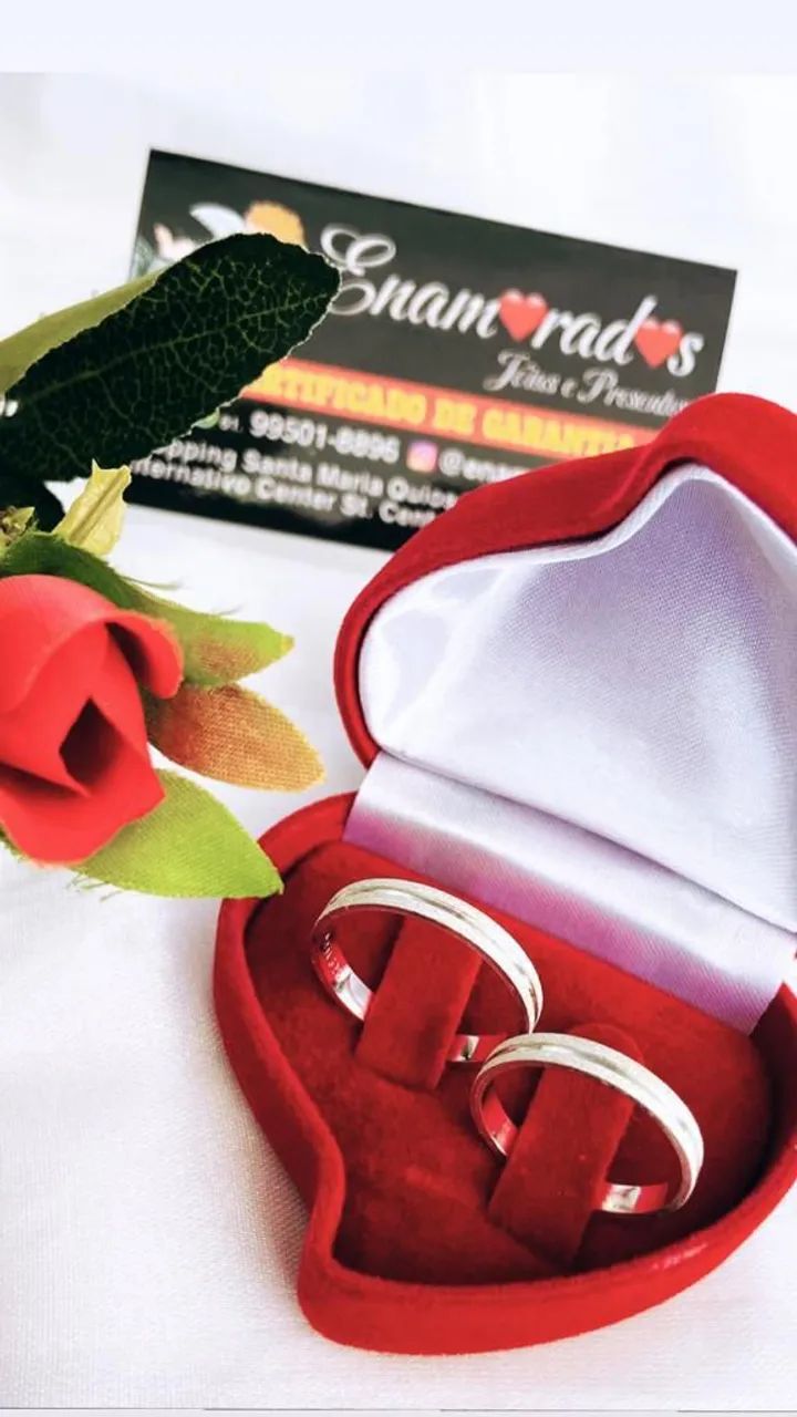 Aliança de Prata 950 - Foto 3