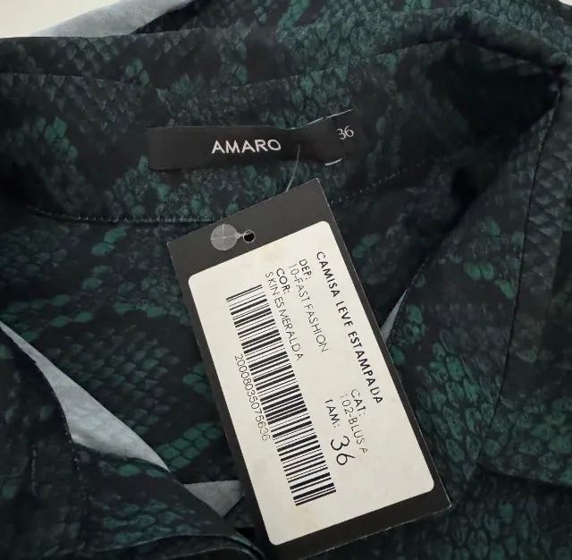 Camisa Leve Estampada - Amaro - Foto 3