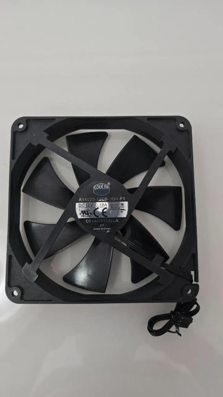 Ventoinha / fan cooler master 140mm - Foto 3