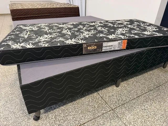 Conjunto De Solteiro D33 Completo, Box / Colchão Selado , oferta  - Foto 2