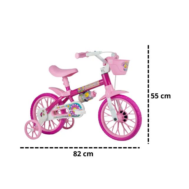 Bicicleta Aro 12 Nathor | Flower, Violet ou Charm | NOVA - Foto 2