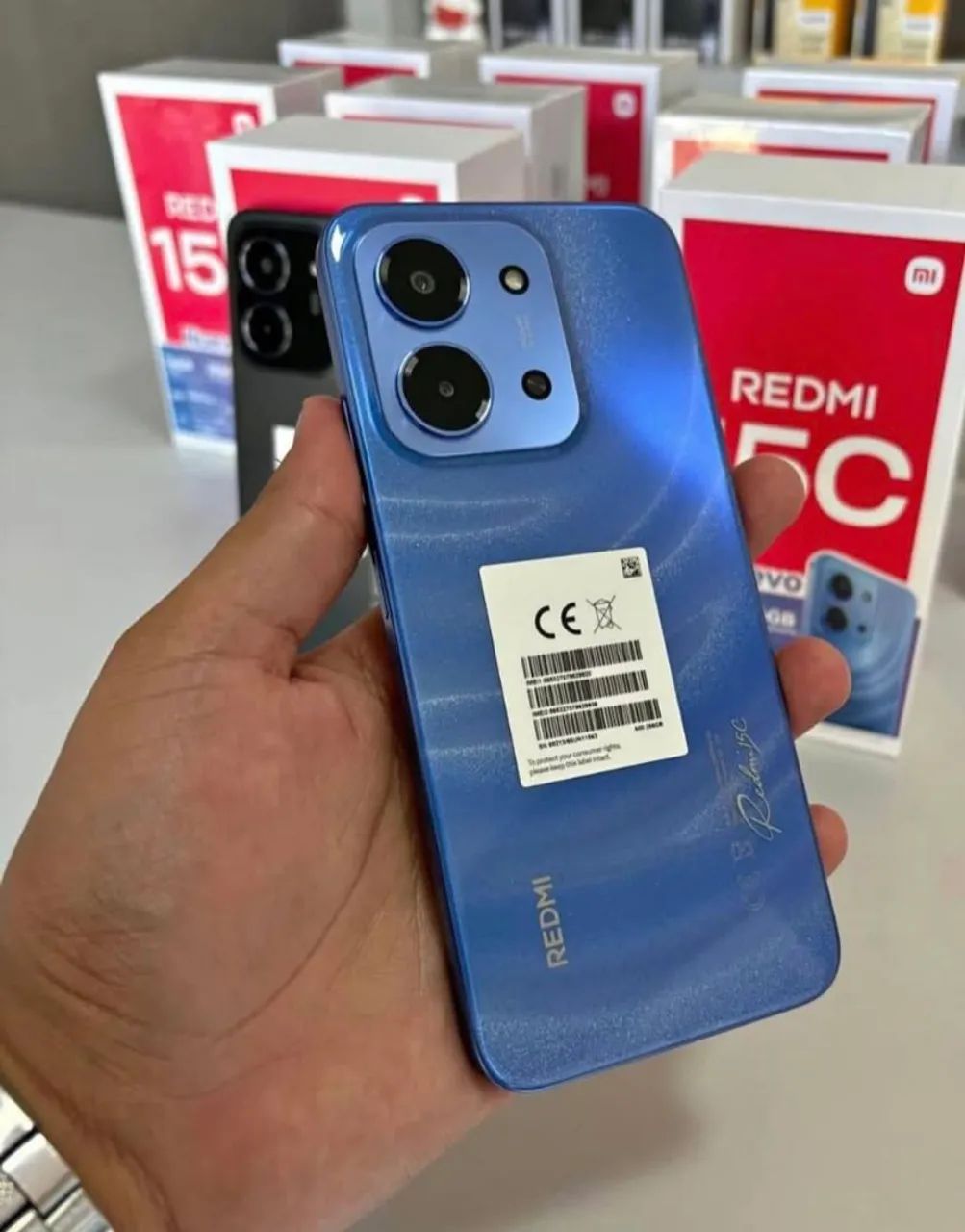 Celular de Entrada _ Xiaomi - Redmi 15C - 256/8.Azul - Lançamento 