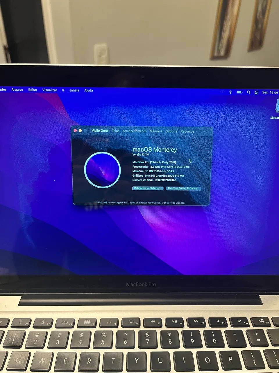 MACBOOK PRO 2011 / VS ZE VAQUEIRO 