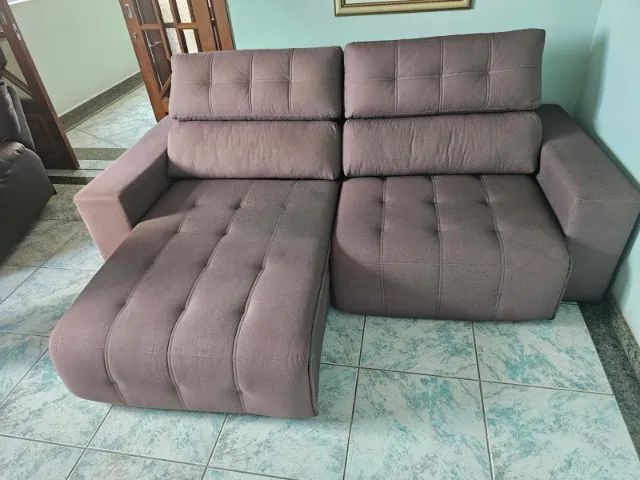 Sofa retrátil  1,10C x 2,50 L   1,80 aberto - Foto 4