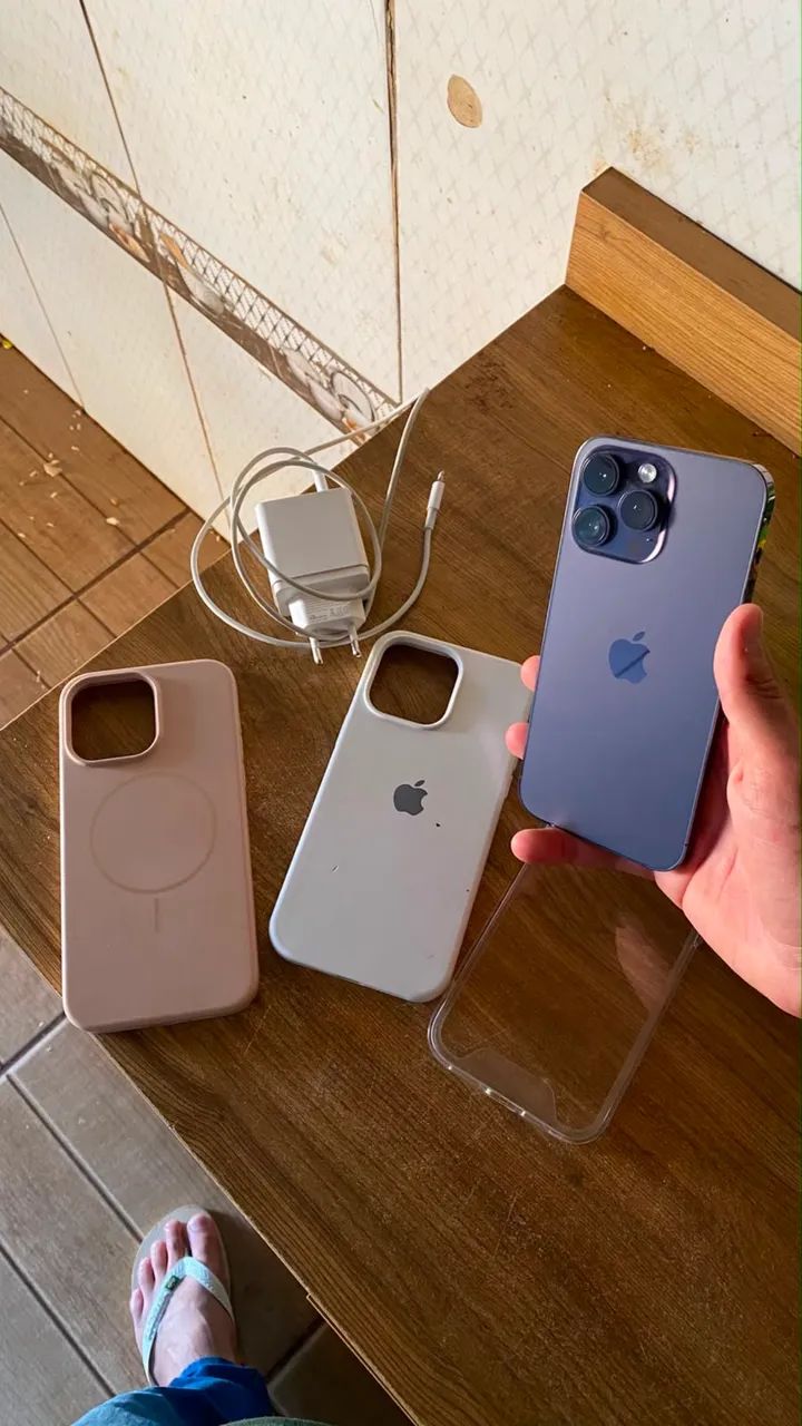 iPhone 14 Pro Max 256GB Roxo - R$ 3.700 - Foto 3