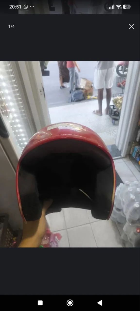 Capacete vermelho - Foto 4
