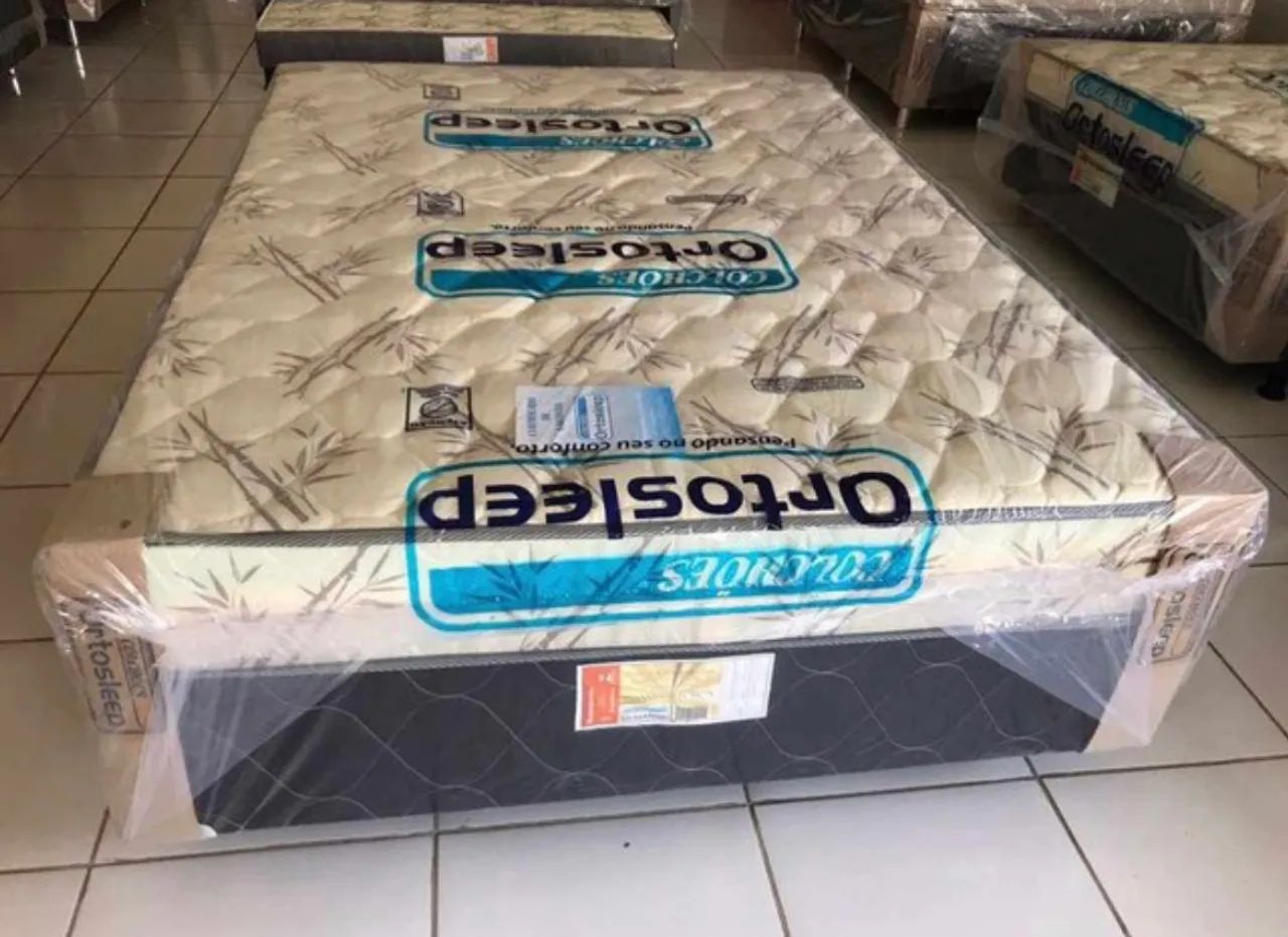 Cama box 10cm selada casal produtos novos 