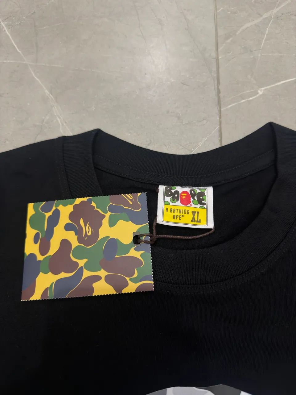 Camisa Bape preta G até 80kg  - Foto 3
