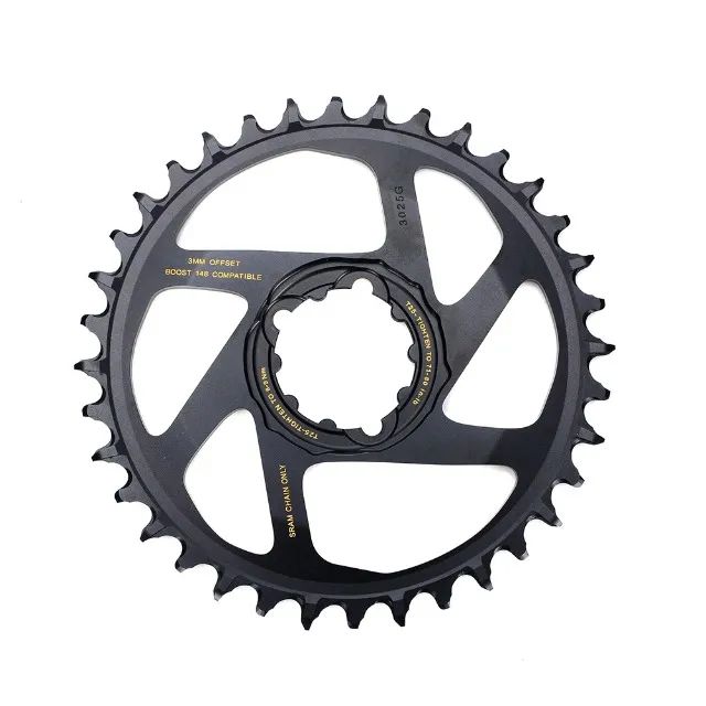 Coroa Sram Xx1 36 Dentes Eagle Preta Gold  - Foto 2