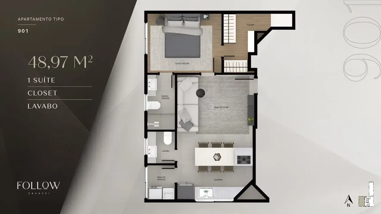 PLANTA 48m²
